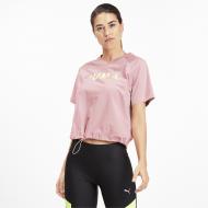 Футболка Puma Chase V Tee 59522114 р.XS розовый