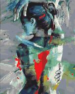 Картина по номерам Девушка в красках BS53056 40x50 см Brushme