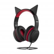 Навушники Promate Simba black/red (simba.onyx)