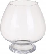 Ваза стеклянная бокал 23 см прозрачная