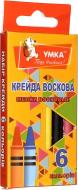 Крейда воскова 6 кольорів МЛ80 Умка