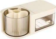 Органайзер Sensio комбинированный для косметики и украшений 28х14х12 см белый