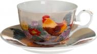 Чашка с блюдцем Петух 250 мл 69-005