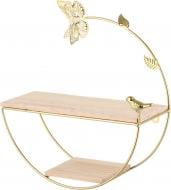 Полка декоративная Sensio 310x320 мм золотой OM47