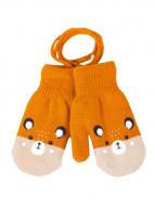 Варежки YO! Мышка р.14 оранжевый