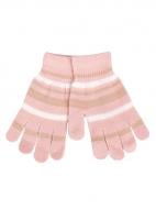 Перчатки YO! полоска (5904921651011) р.12 розовый