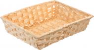Кошик плетений 28x22x6 см 834204 Екорамбус Кошик плетений 28x22x6 см 834204 Екорамбус