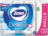 Туалетная бумага Zewa Deluxe белая трехслойная 24 шт.