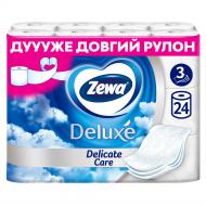 Туалетная бумага Zewa Deluxe белая трехслойная 24 шт.