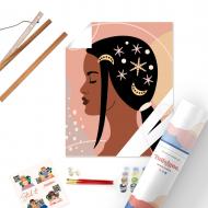 Картина по номерам Космические детали красоты BST1007 40x50 см Brushme