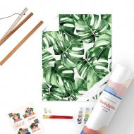 Картина по номерам Экзотическая монстера BST1002 40x50 см Brushme