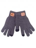 Перчатки YO! (5904921651097) р.20 серый