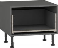 Тумба нижняя Грейд с ящиком частичного открытия Q-25 /Оптимум 600x510x560 мм серый графит