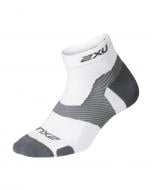 Шкарпетки 2XU Vectr Light Cushion 1/4 Crew UA5047e_WHT/GRY білий