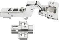 Петля внутренняя Hafele Metalla D SM 300 110° с доводчиком + монтажная планка под шуруп 311.04.002 + 311.70.610