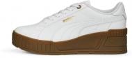 Кроссовки женские Puma KARMEN WEDGE PUMA WHITE-PUMA WHITE-GUM 39098505 р.36 белые Кроссовки женские Puma KARMEN WEDGE PUMA WHITE-PUMA WHITE-GUM 39098505 р.36 белые