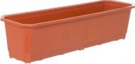Ящик балконний Пласт-Бокс теракот прямокутний 15,8 л теракот (4314)