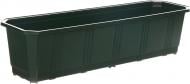 Ящик балконный Пласт-Бокс зеленый 4314 прямоугольный 15,8 л зеленый