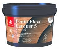 Лак Pontti Floor Lacquer 5, база EP TIKKURILA глубокий мат бесцветный 2,7 л