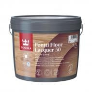 Лак Pontti Floor Lacquer 50, база EP TIKKURILA напівглянець безбарвний 2,7 л 2,937 кг