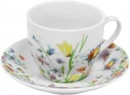Чашка с блюдцем Полевые цветы K24-198-087 Keramia