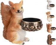 Подсвечник Koopman Белка для чайных свечей 105х60х115 мм полистоун 4 ассорт. ALX970710