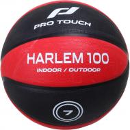 Баскетбольный мяч Pro Touch Harlem 100 310329-900050 р. 7 черный с красным