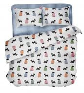 Комплект постельного белья семейный TERRY мультиколор Luna Комплект постельного белья семейный TERRY мультиколор Luna