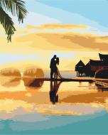 Картина по номерам Восход любви BS52863 40x50 см Brushme Картина по номерам Восход любви BS52863 40x50 см Brushme