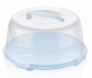 Тортовница Bager с крышкой 33 х 16 см Blue (BG-452 B)