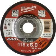 Круг зачистной Milwaukee 115 x 6,0 x 22,2 мм 4932451501