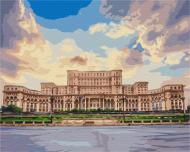 Картина по номерам Величественный парламент Румынии BS52847 40x50 см Brushme