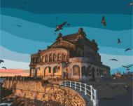 Картина по номерам Архитектурная жемчужина Констанцы BS52845 40x50 см Brushme