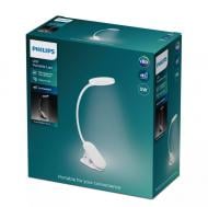 Настольная лампа аккумуляторная Philips на прищепке USB Forys Clip 2200mAh 5 Вт белый 929003315007