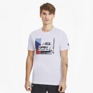 Футболка Puma BMW MMS Graphic Tee 59610202 р.M белый