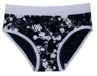 Трусы для девочек KOSTA р.122–128 черный с белым 2041-2