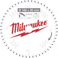 Пильный диск Milwaukee Alu PFTE 160x20 Z52 4932471292