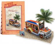 3D-пазл CubicFun Филиппины: Экскурсия на джипе W3147h