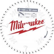 Пильный диск Milwaukee Alu PFTE 165x20 Z52 4932471296