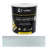 Лазур-антисептик UniSil для дерева Aqua Antiseptik білий шовковистий глянець 0,75 л