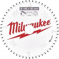 Пиляльний диск Milwaukee Alu PFTE 190x30 Z54 4932471303