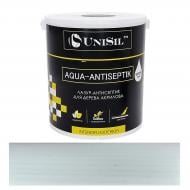 Лазур-антисептик UniSil для дерева Aqua Antiseptik білий шовковистий глянець 2,5 л