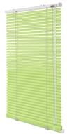 Жалюзи Rollotex алюминиевые горизонтальные с фиксацией 144х170 см Светло-салатовые глянцевые