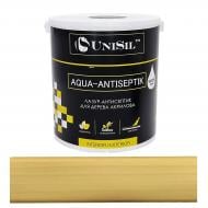 Лазурь-антисептик UniSil для дерева Aqua Antiseptik калужница шелковистый глянец 10 л