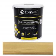 Лазур-антисептик UniSil для дерева Aqua Antiseptik орегон шовковистий глянець 2,5 л