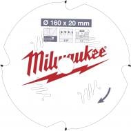 Пильный диск Milwaukee PFTE 160x20 Z4 4932471293
