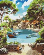 Картина за номерами Лазурна затока BS30106 40x50 см Brushme Картина за номерами Лазурна затока BS30106 40x50 см Brushme