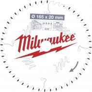 Пильный диск Milwaukee PFTE 165x20 Z48 4932471295