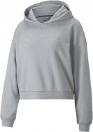 Джемпер Puma MAPF1 WMN ESS HOODIE MERCEDES TEAM SILVE 53492502 р.XXS серый