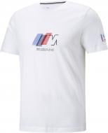 Футболка Puma BMW MMS STATEMENT GRAPHIC TEE PUMA WHITE 53480302 р.L білий Футболка Puma BMW MMS STATEMENT GRAPHIC TEE PUMA WHITE 53480302 р.L білий